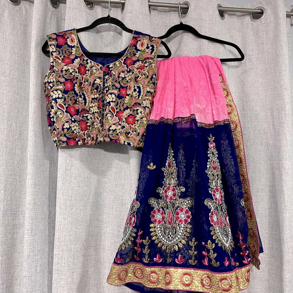 Readymade blouse and saaree